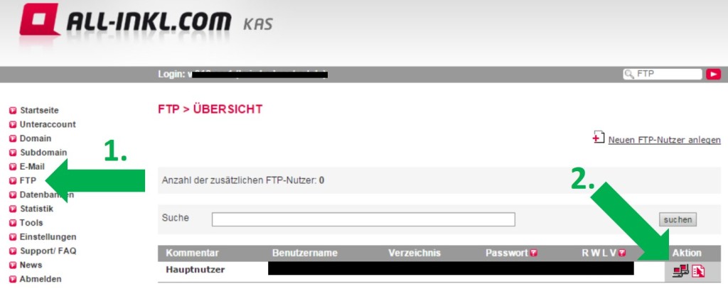WordPress Backup, sichern der WordPress Dateien und Ordner, Nischenseite
