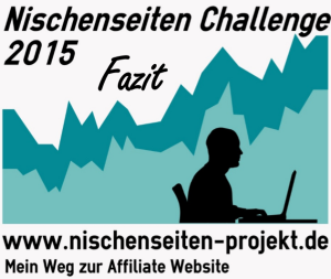 Nischenseiten Challenge 2015 Fazit, Nischenseiten Projekt, Mein Weg zur Affiliate Website