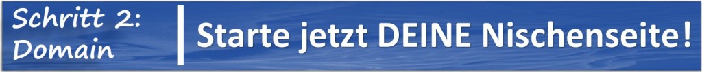 Nischenseite erstellen Schritt 2