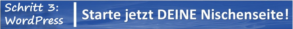 Nischenseite erstellen Schritt 3